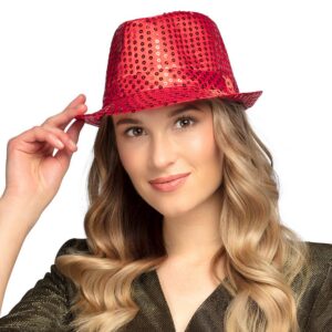 Alternative view of BOLAND — Chapeau à Paillettes Rouge Disco