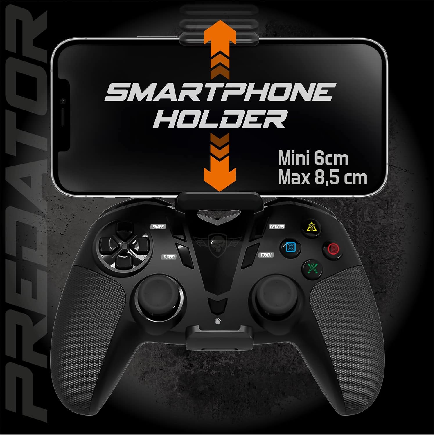 PRÉDATOR — Manette Bluetooth pour Smartphone avec Support – Image 3