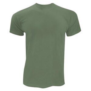 Fruit of the Loom - T-Shirt Manches Courtes - Homme (S) (Vert Kaki)