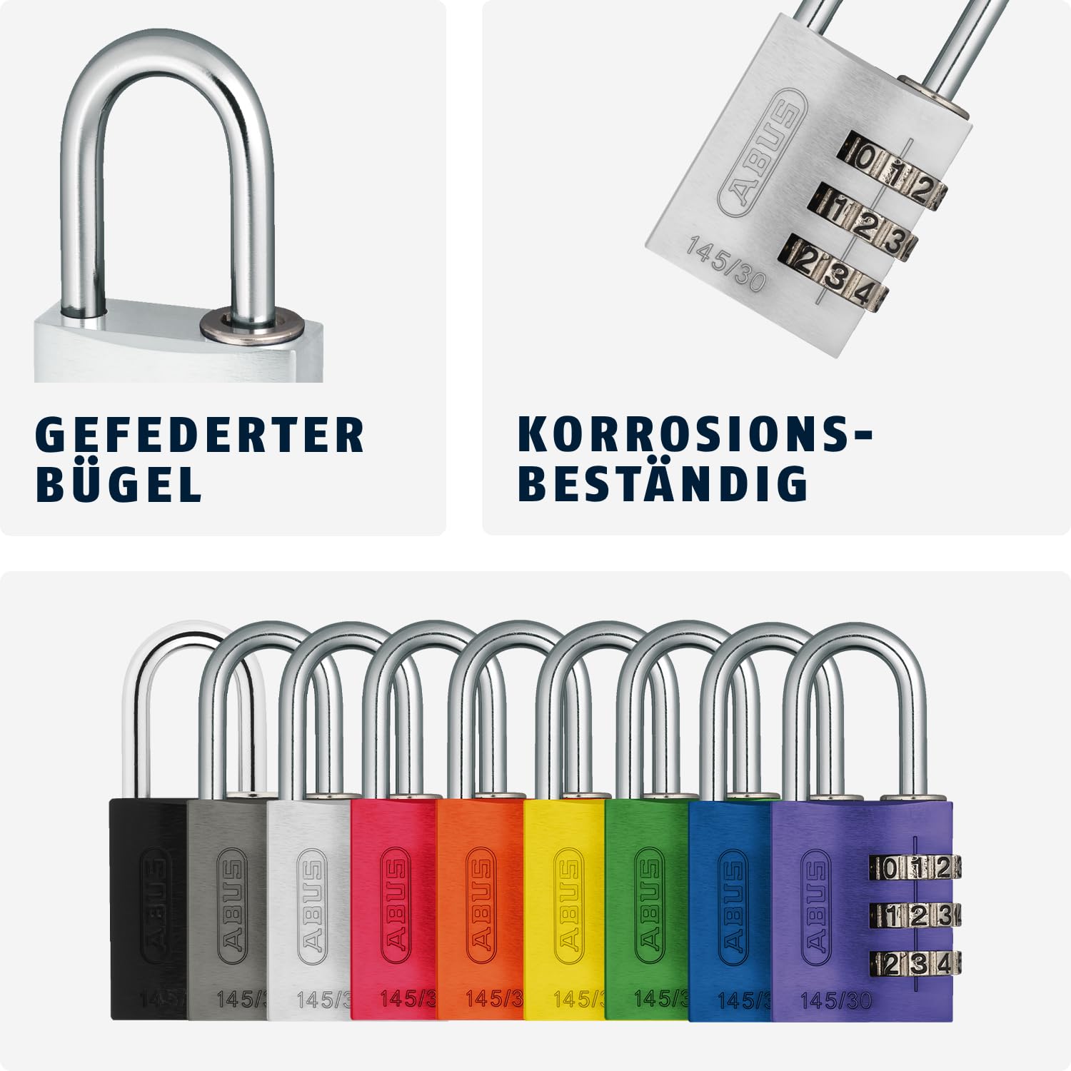 ABUS AB145/30 — Cadenas vert – Image 2