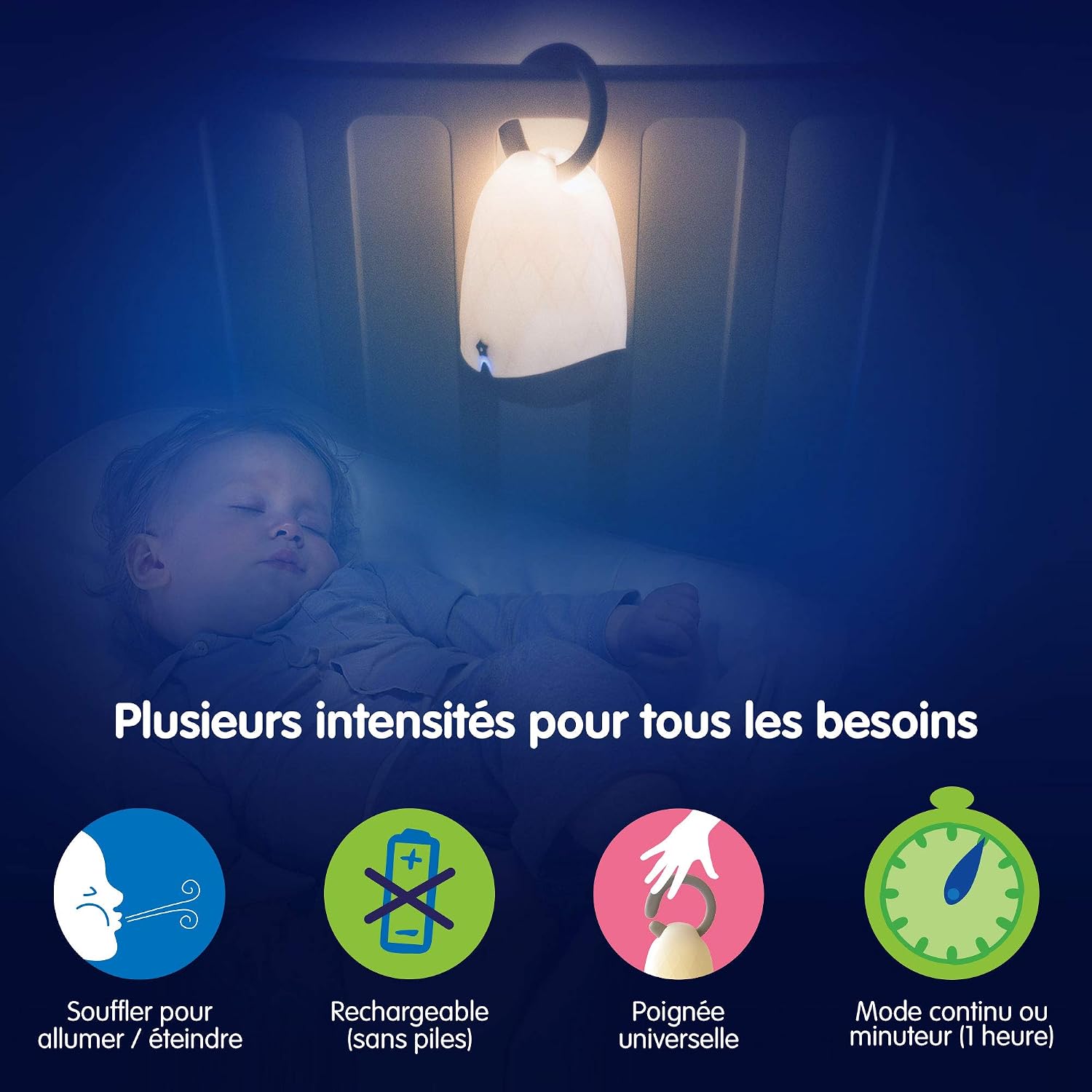 PABOBO Kid Sleep Lumiblo — Veilleuse Portable Enfant Blanc – Image 3