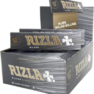 Alternative view of 5010891011851 RIZLA SILVER SLIM PAPER (X50)