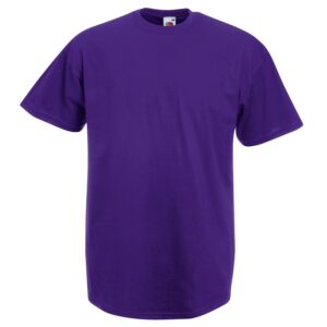 Fruit of the Loom - T-Shirt Manches Courtes - Homme (XL) (Violet)