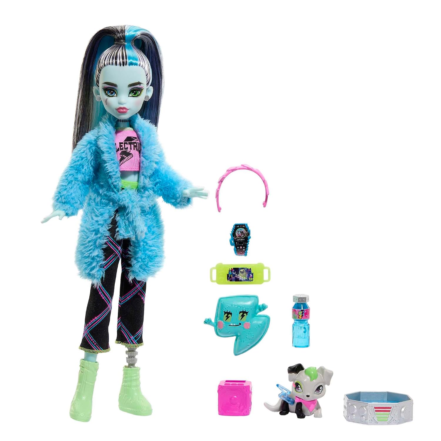 MONSTER HIGH — Coffret Soirée Pyjama Frankie Stein – Image 4