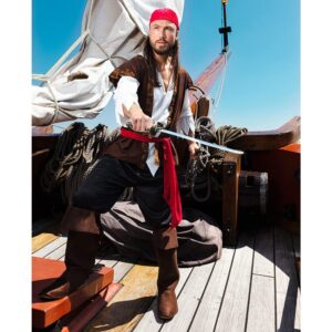 Alternative view of BOLAND — Costume de pirate adulte multicolore taille 50/52