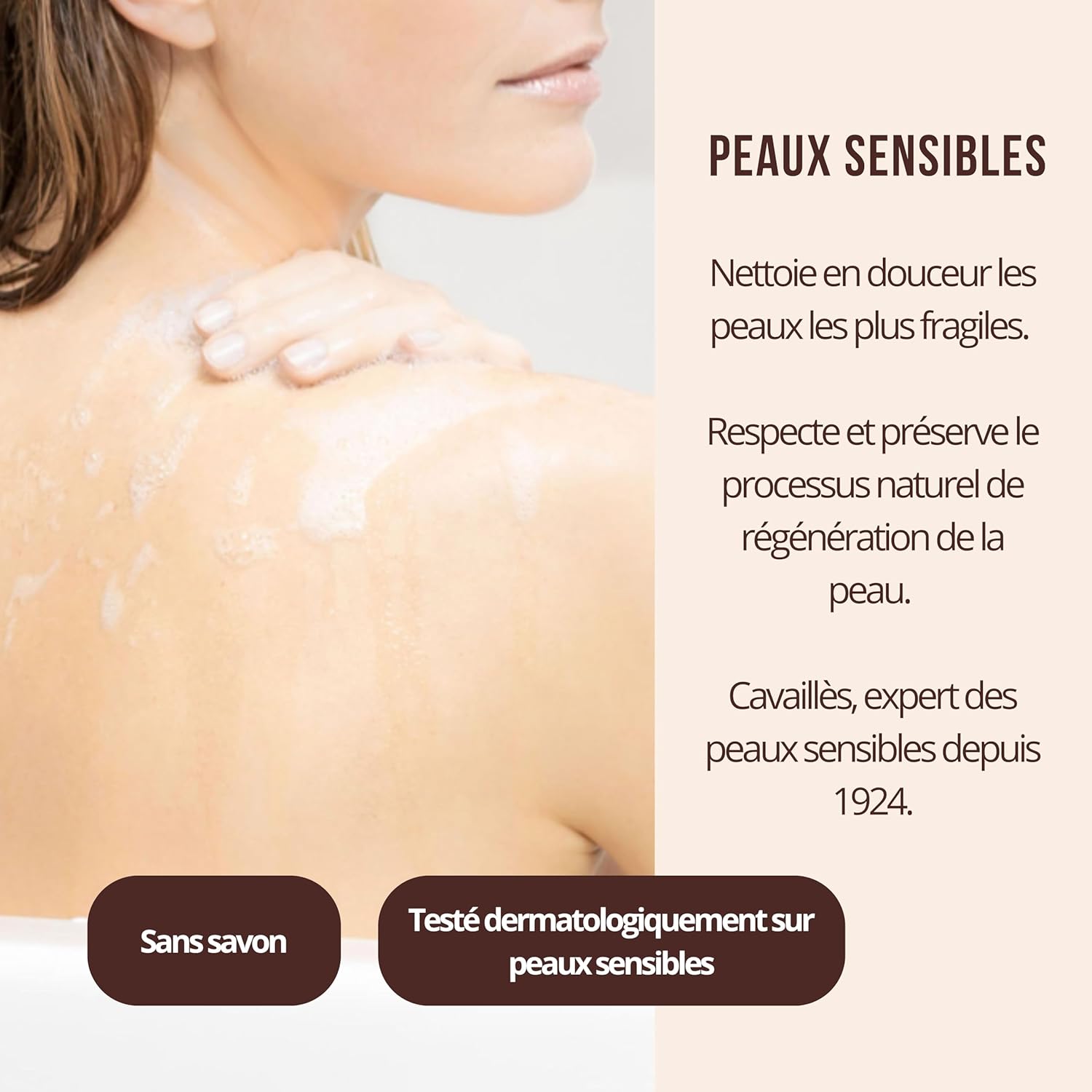 ROGÉ CAVAILLÈS — Gel bain douche fleur de coton 1 L – Image 2
