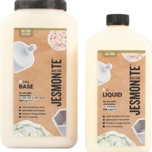 Jesmonite AC 100 - Liquide de base 1 l + Base poudre 2,5 kg