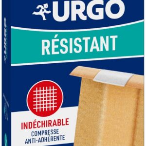 Urgo - Bande à Découper Résistant - Bande En Tissu - Compresse Anti-adhérente - 1m X 6cm