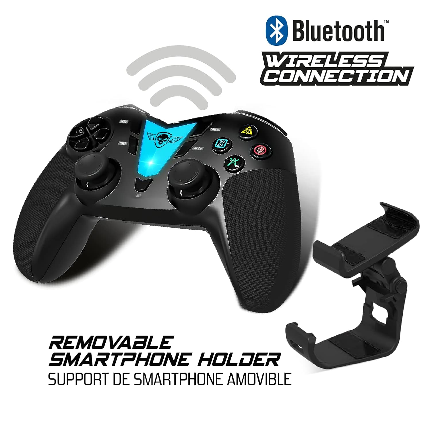 PRÉDATOR — Manette Bluetooth pour Smartphone avec Support – Image 2