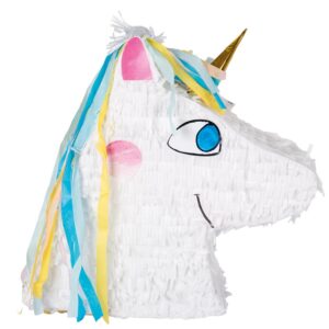 P'tit Clown - 22913 - Pinata Tête de Licorne - Piñata 38,7 x 43,3 cm