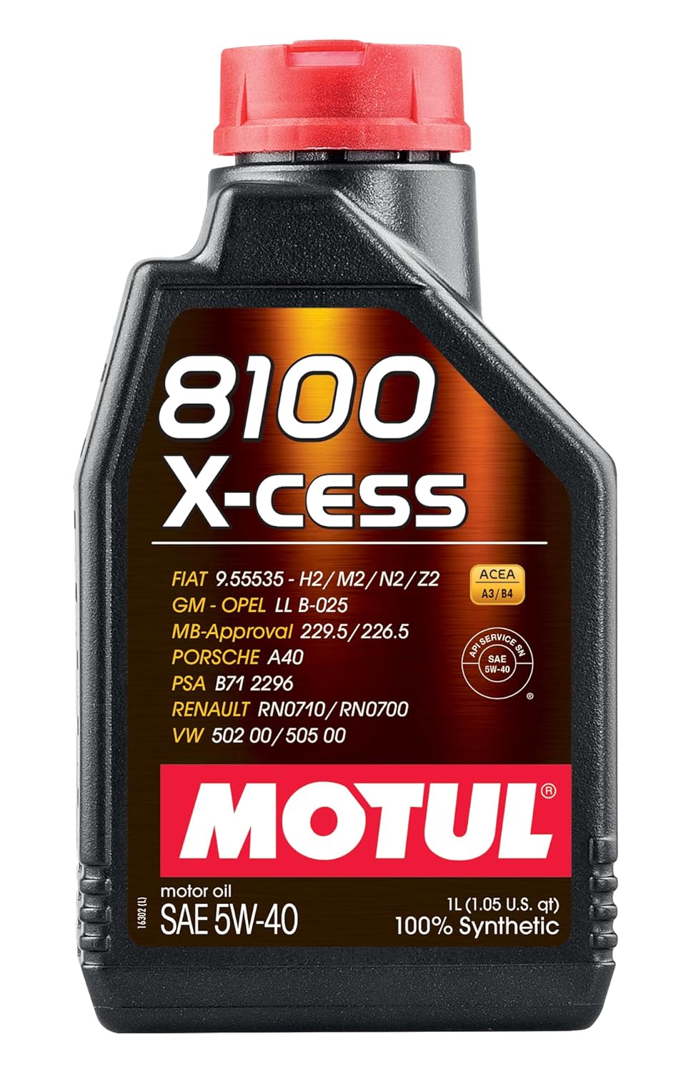 MOTUL Huile moteur 8100 5W-40 Huile ACEA A3/B4 API SN API CF X-CESS 1 L, undefined