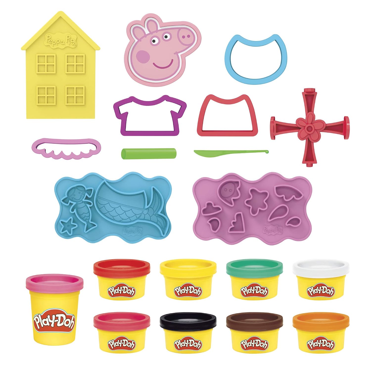 PLAY-DOH Styles de Peppa Pig — Pâte à modeler 9 pots – Image 2
