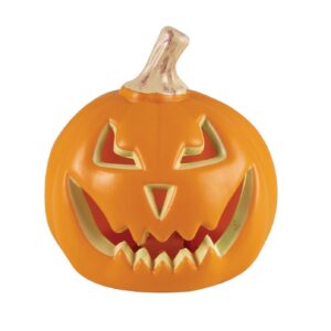 P'TIT CLOWN - 22978 - Citrouille Halloween Lumineuse - Décoration Automne Intérieur, Extérieur - Effet Éclatant (Citrouille - Lumineux, 13 cm)
