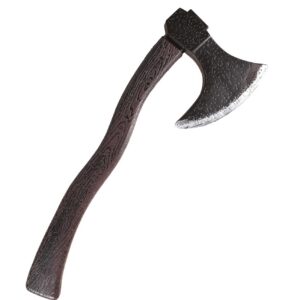 P'tit Clown - Hache Factice en Plastique - Parfait pour Compléter Votre Déguisement - Idéal pour Carnaval, Halloween Fêtes Costumées et Évènements à Thème (Noir, 50 cm)