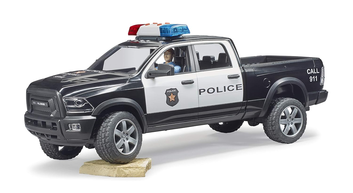 BRUDER RAM 2500 Polizei — Pick-up de Police 1:16 – Image 4