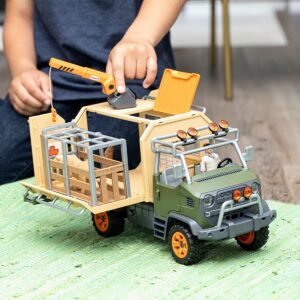 Alternative view of SCHLEICH Wild Life — Camion de sauvetage pour animaux