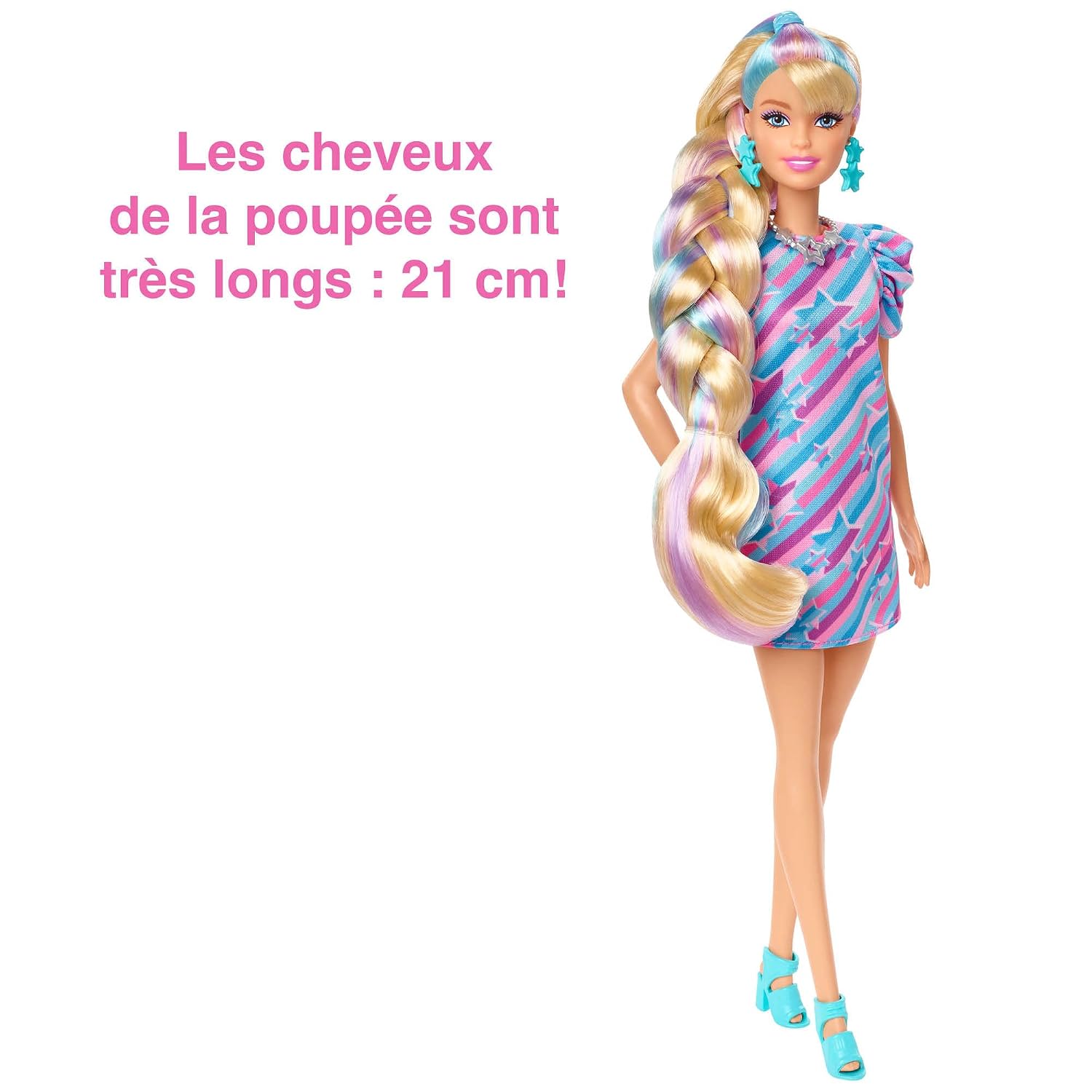 BARBIE Ultra Chevelure — Poupée thème étoiles 21,6 cm – Image 3