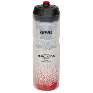ZEFAL Arctica - Bidon Vélo 750 ML - Gourde Vélo Isotherme - Inodore et Etanche - Bidon Sport sans BPA - Rouge