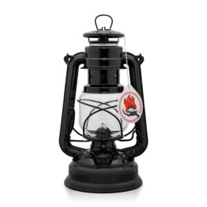 Feuerhand Hurricane Lantern 276 Jet Black (empty)