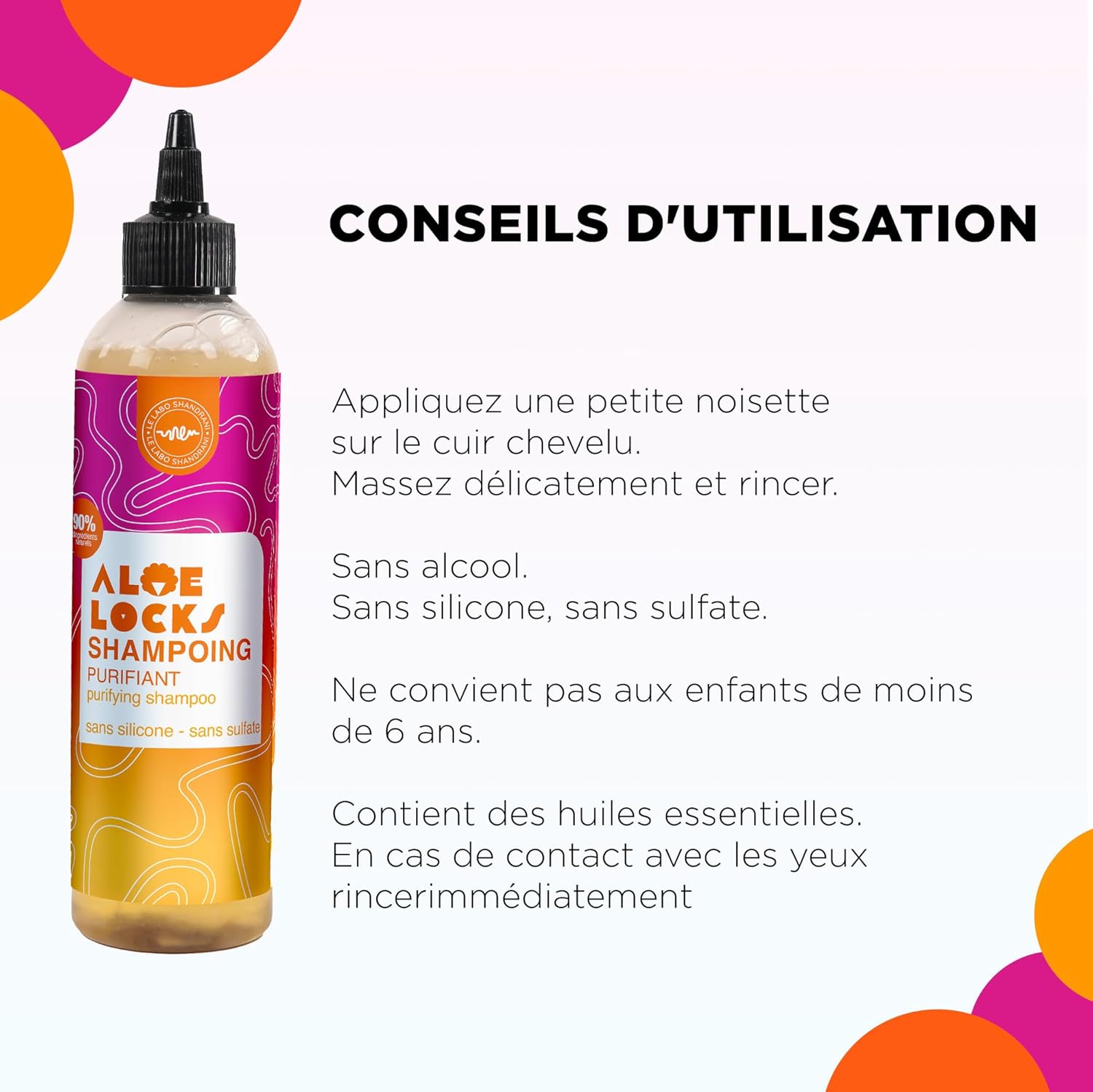 EASY POUSS Aloé Locks — Shampoing Purifiant 250ml – Image 2