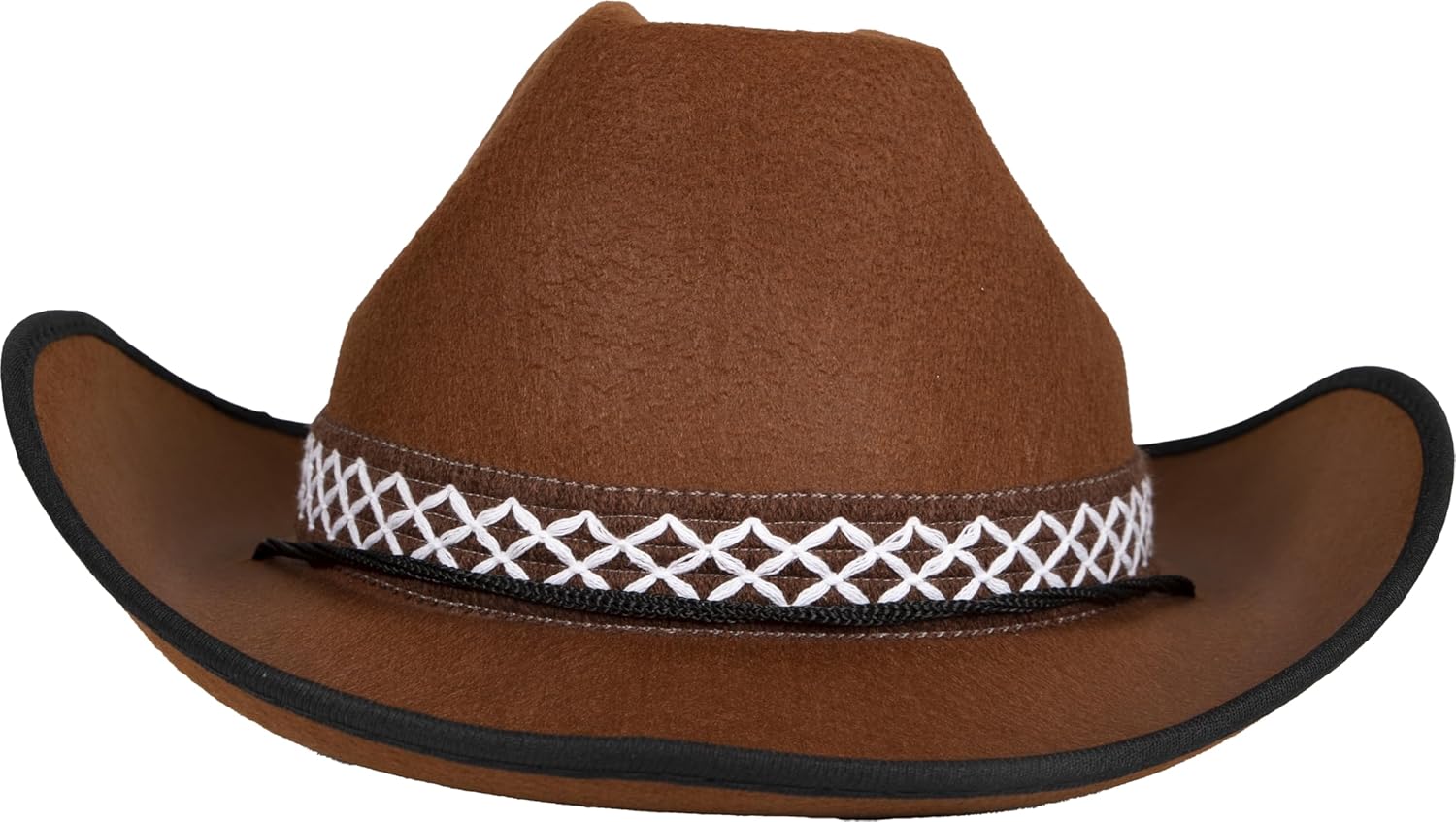 P'tit Clown Chapeau Feutre Cow Boy Marron