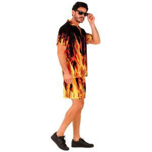 Alternative view of W WIDMANN MILANO — Tenue hawaïenne adulte L/XL