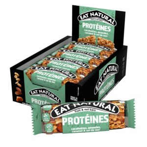 EAT NATURAL — Barres sans gluten protéinées cacahuètes-amandes