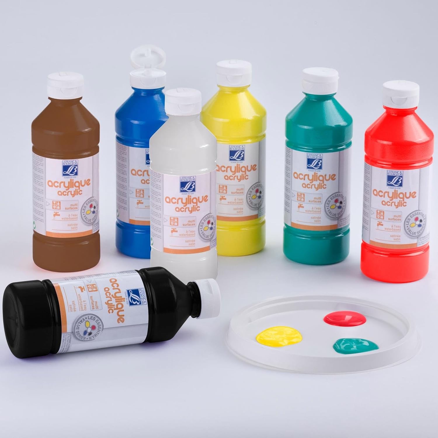 LEFRANC BOURGEOIS — Acrylique liquide enfant 500 ml jaune – Image 2