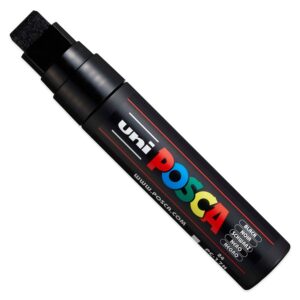 Alternative view of POSCA Marqueurs noir | MOP'R PC-17K PC-8K | Lot de 3 marqueurs