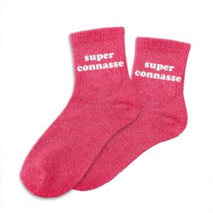 STC — Chaussettes à paillettes SUPER CONNASSE