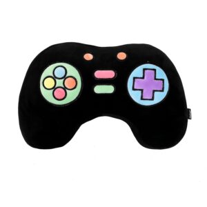 I-TOTAL® - Coussin Décoratif Sympa pour Lit/Canapé Souple (Lets Play Noir)