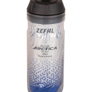 ZEFAL Arctica - Bidon Vélo 550 ML - Gourde Vélo Isotherme - Inodore et Etanche - Bidon Sport sans BPA - Bleu