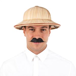 Alternative view of P’TIT CLOWN — Moustache de Déguisement Gentleman Noir