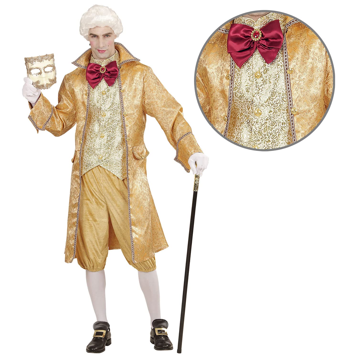 WIDMANN MILANO PARTY FASHION — Costume noble vénitien adulte homme – Image 2