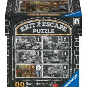 Ravensburger - Escape Puzzle 99 pièces - pour Adulte et Enfant dès 12 Ans - Le Grenier du manoir - Puzzle de qualité supérieure - Puzzlez & Résolvez - 16881