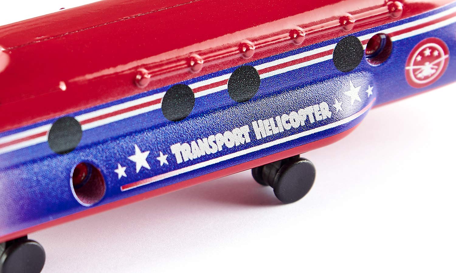 SIKU 1689 — Hélicoptère de Transport Rouge/Bleu – Image 3
