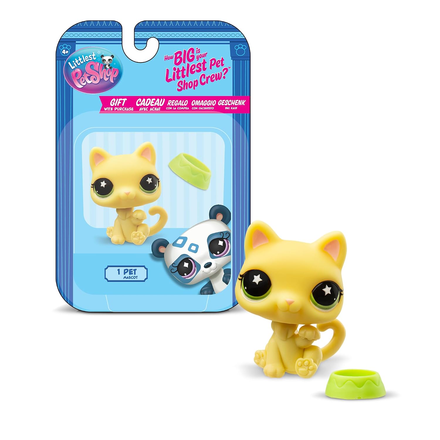 Littlest Pet Shop - Pack Exclusif 2 Coffrets : Jour de Neige & Pets Got Talent (5 Figurines et 14 Accessoires) + 1 Figurine Supplémentaire (Petit Chat Jaune) - Licence Officielle - Mini Figurines - Jo – Image 3