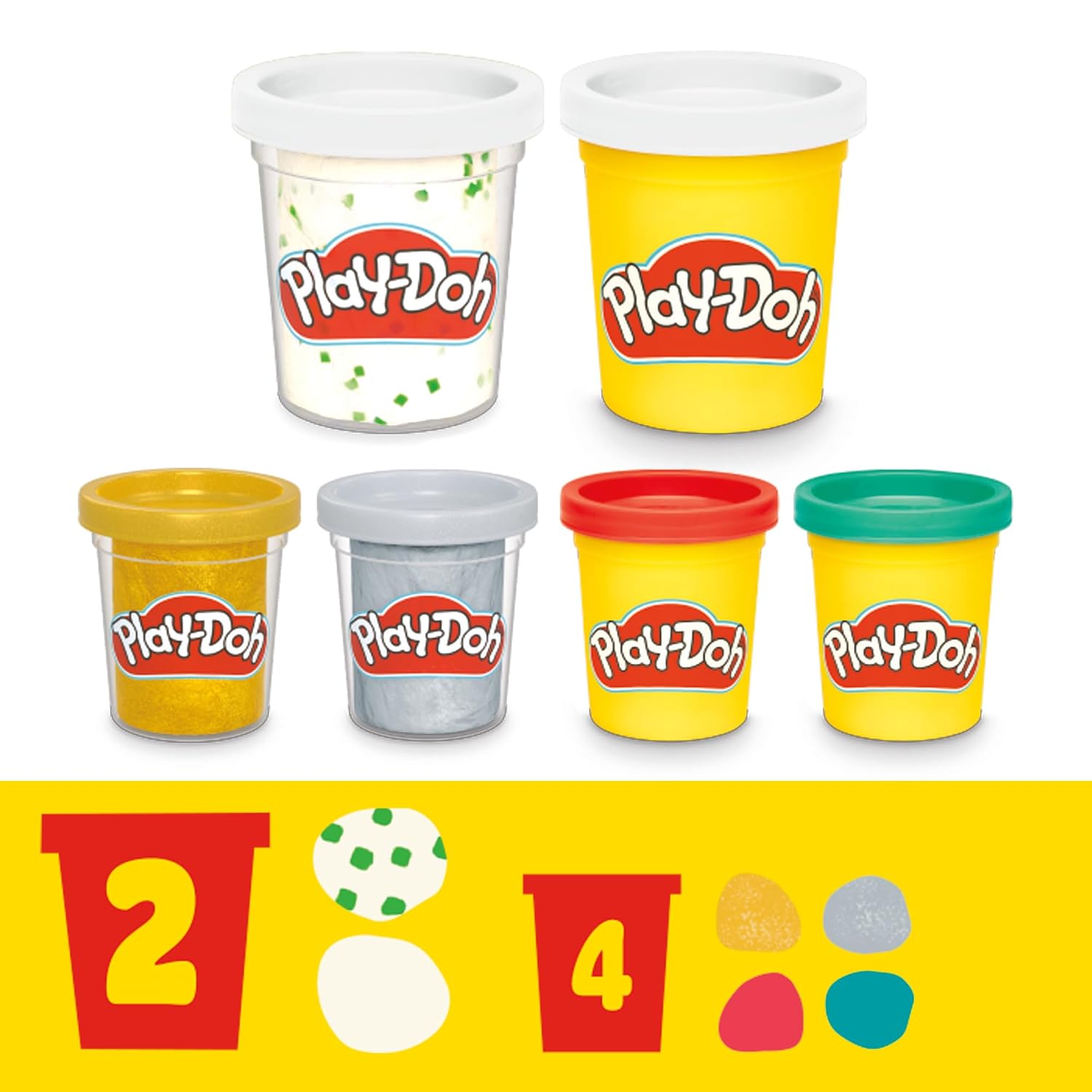 PLAY-DOH — Kit de Dentiste avec 8 Pots de Pâte à Modeler – Image 5