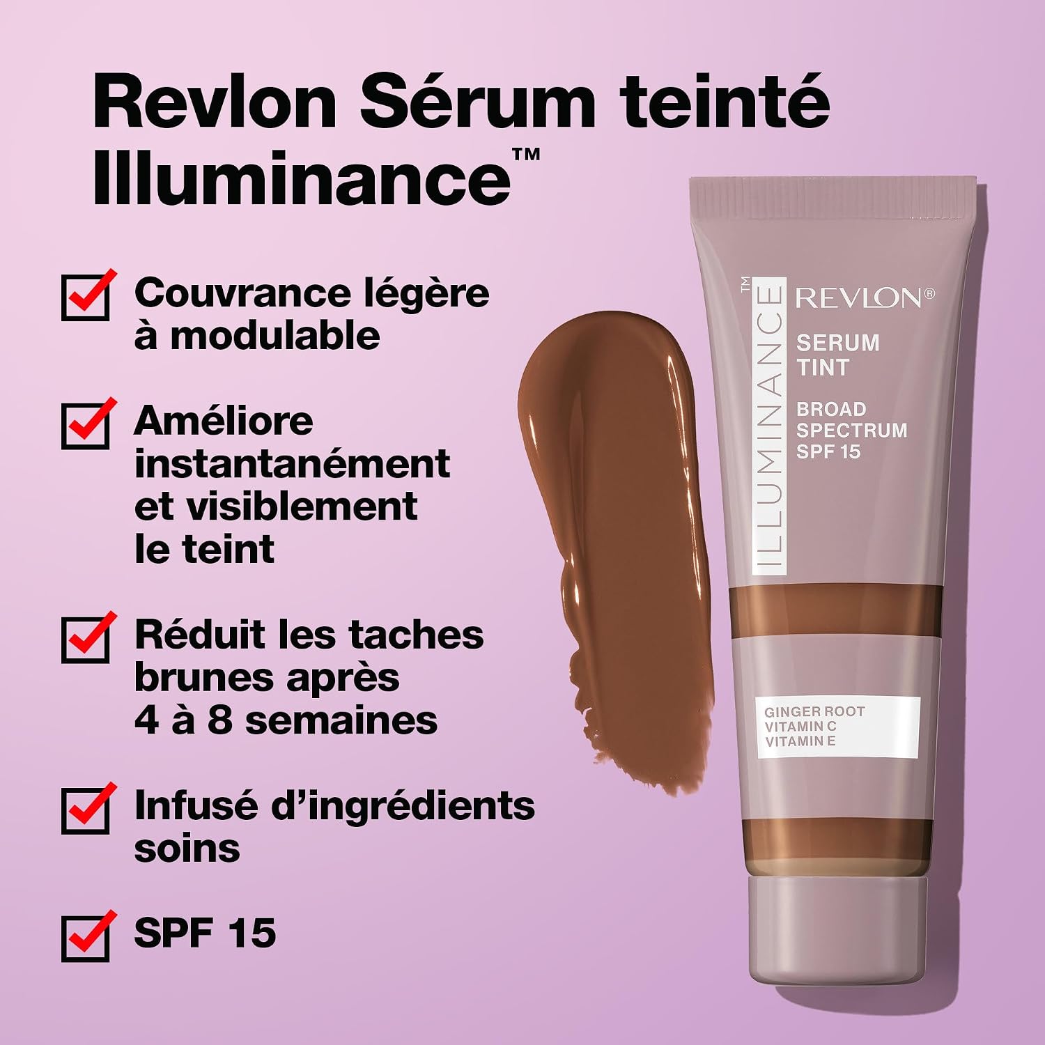 REVLON Illuminance — Sérum teinté SPF 15 317 Tan Sand 28 ml – Image 2