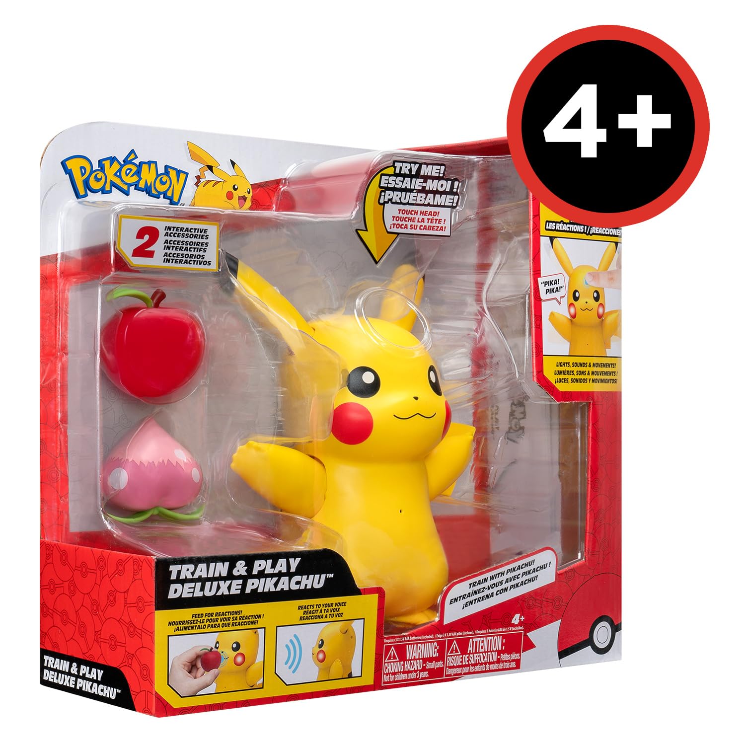 BANDAI Pokémon — Pikachu Deluxe interactif et accessoires – Image 5