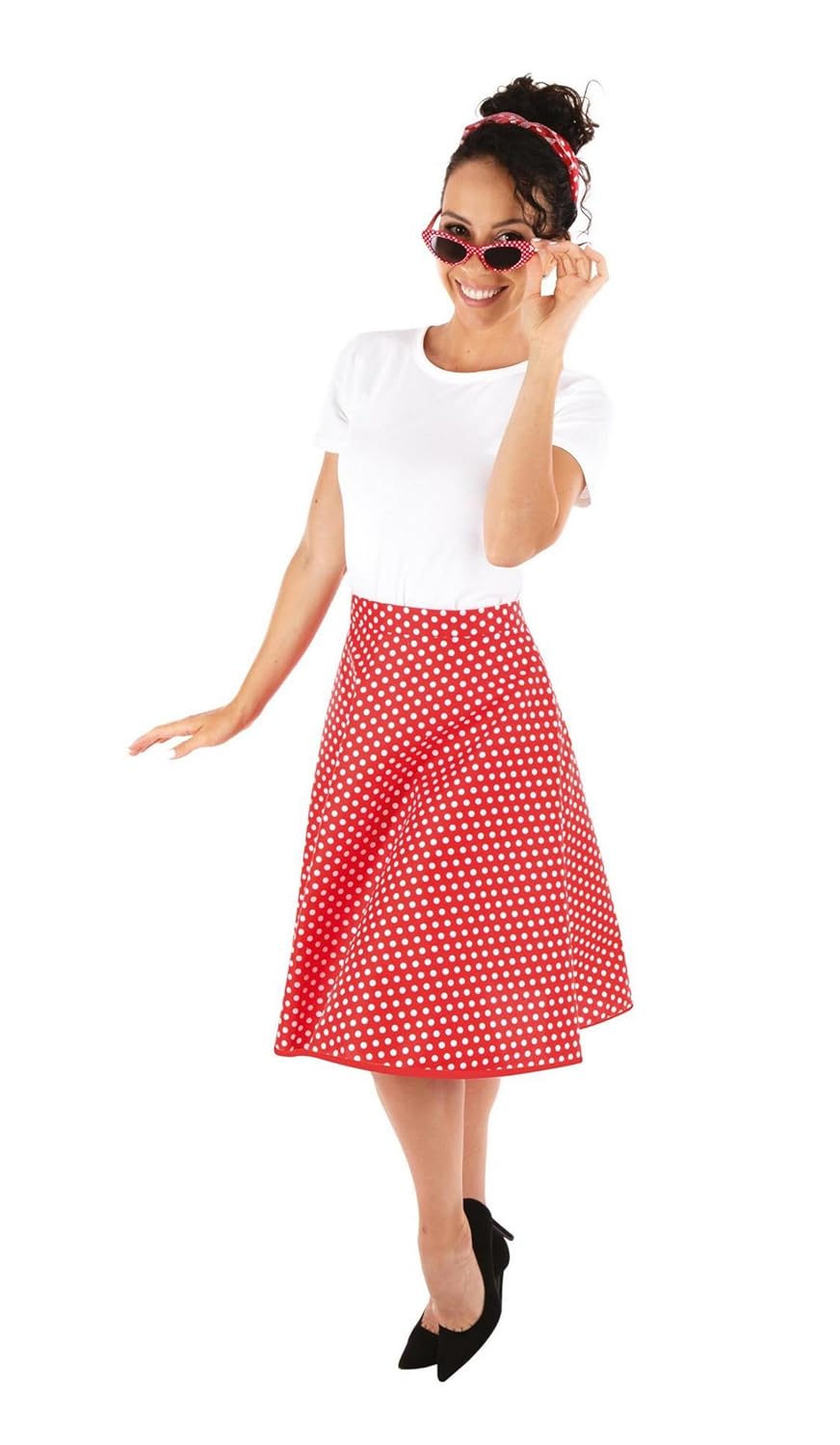 P'tit Clown re22693 - Set déguisement années 50 Rouge