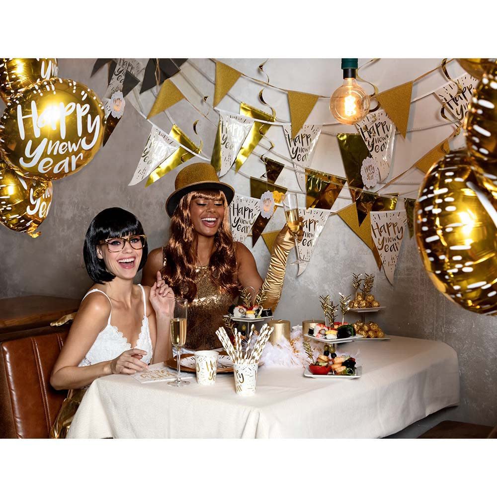 BOLAND Glitz — Chapeau cylindrique doré – Image 3