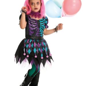 P'TIT CLOWN - 22017 - Costume clown squelette - enfant - 5/6 ans