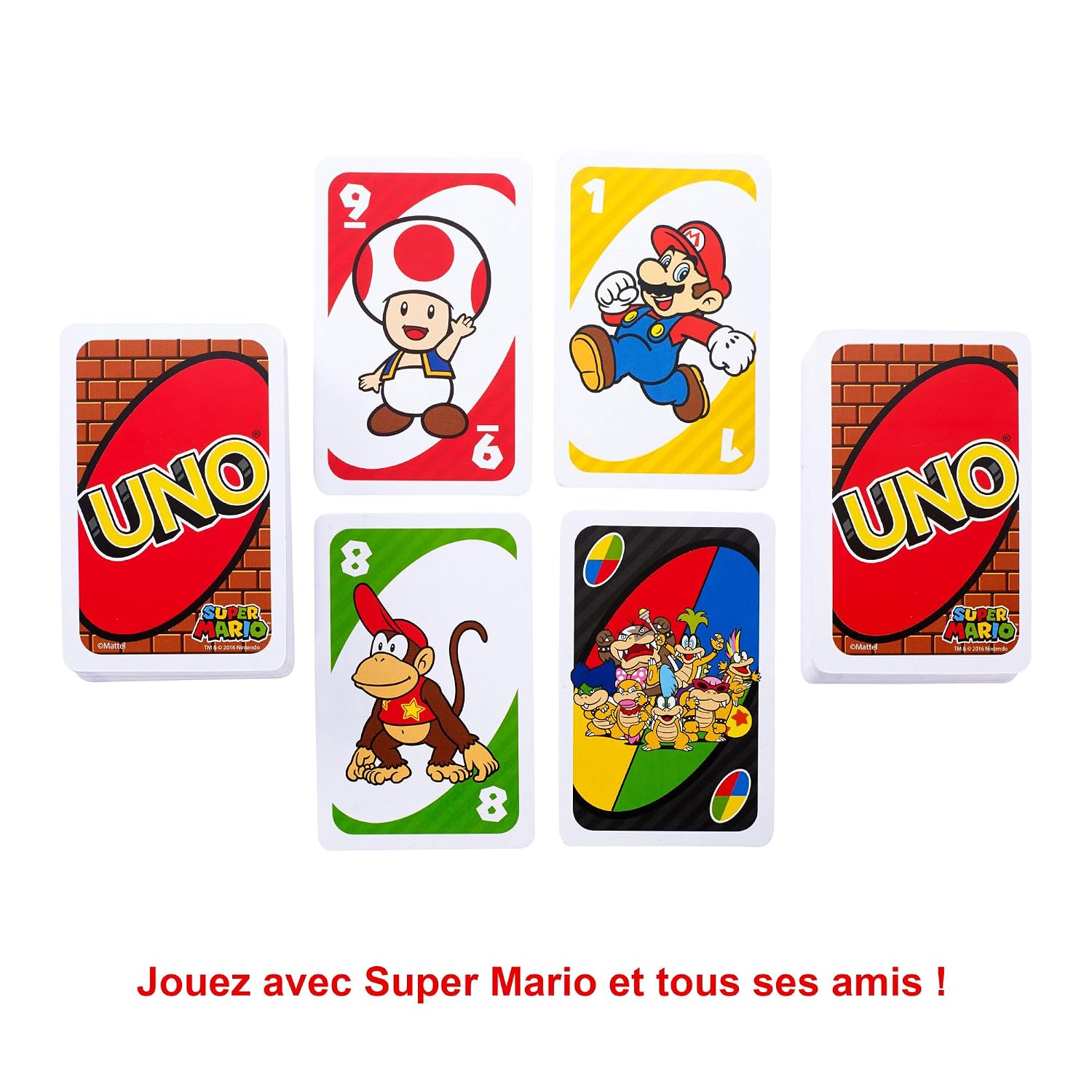 MATTEL GAMES UNO Super Mario — Jeu de Cartes 112 cartes – Image 4
