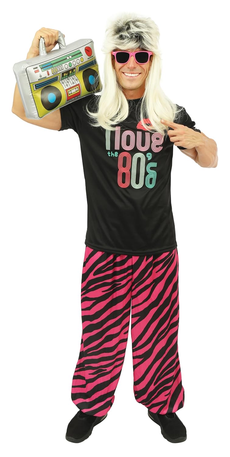 P'TIT CLOWN - 23914 - Costume années 80 - adulte homme - S/M