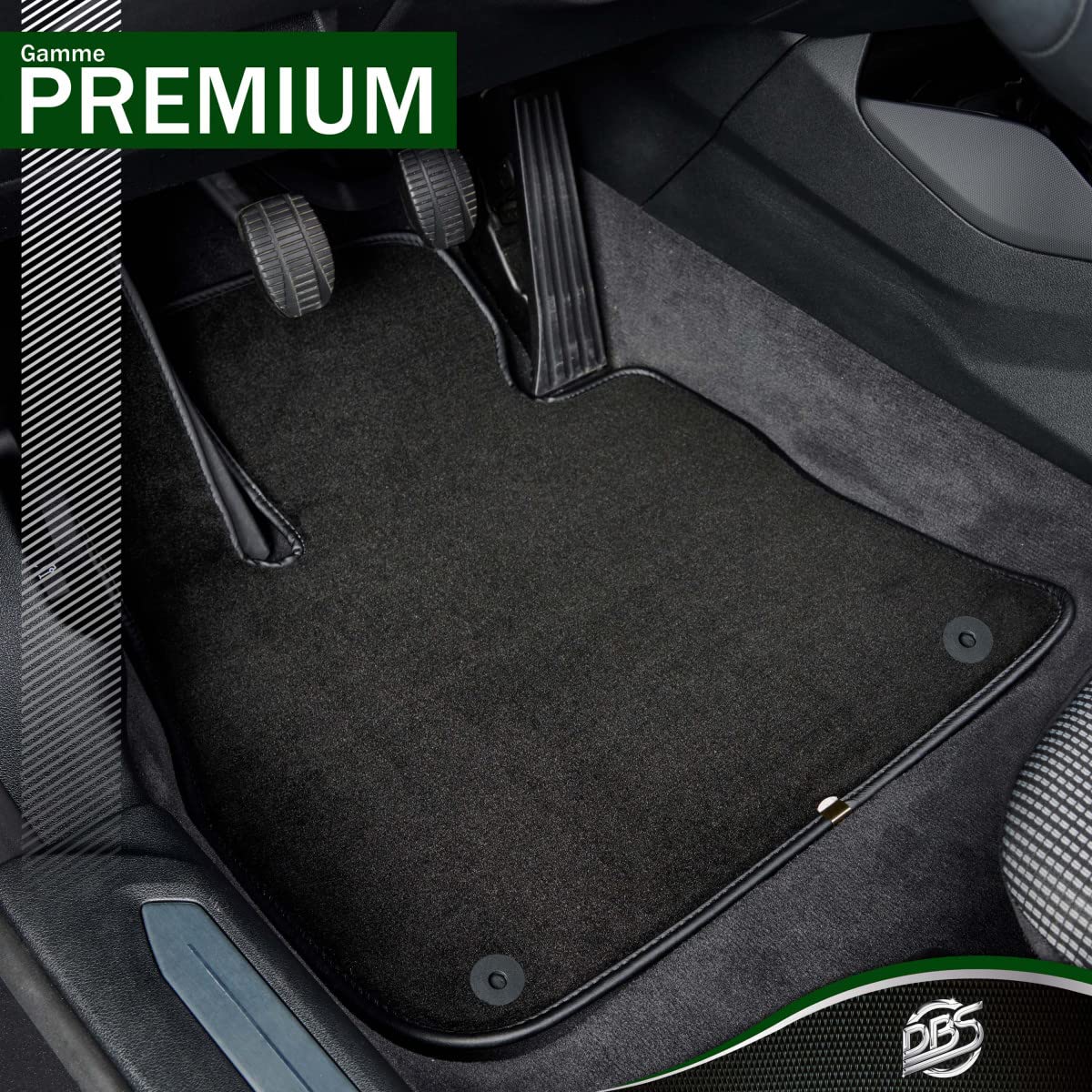 DBS — Tapis de voiture sur mesure Clio 3 3 pièces – Image 3