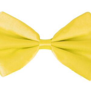 P'tit Clown- Nœud Papillon Tissu-Jaune Fluo, Unisex-Adult, 11896, Taille Unique