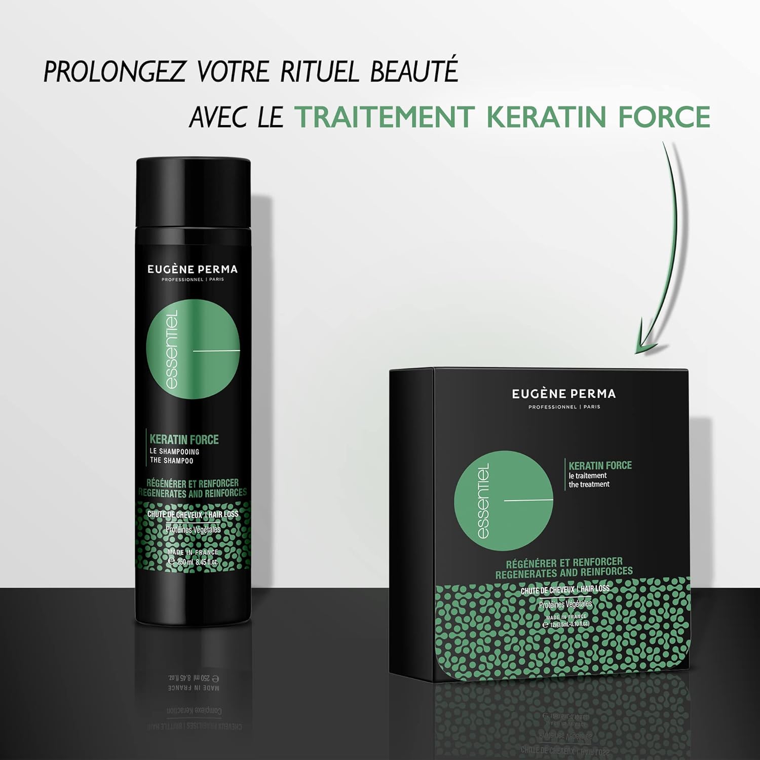 ESSENTIEL — Shampooing Keratin Force Cèdre 250 ml – Image 6