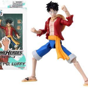 BANDAI Anime Heroes — Figurine articulée Monkey D. Luffy 17 cm