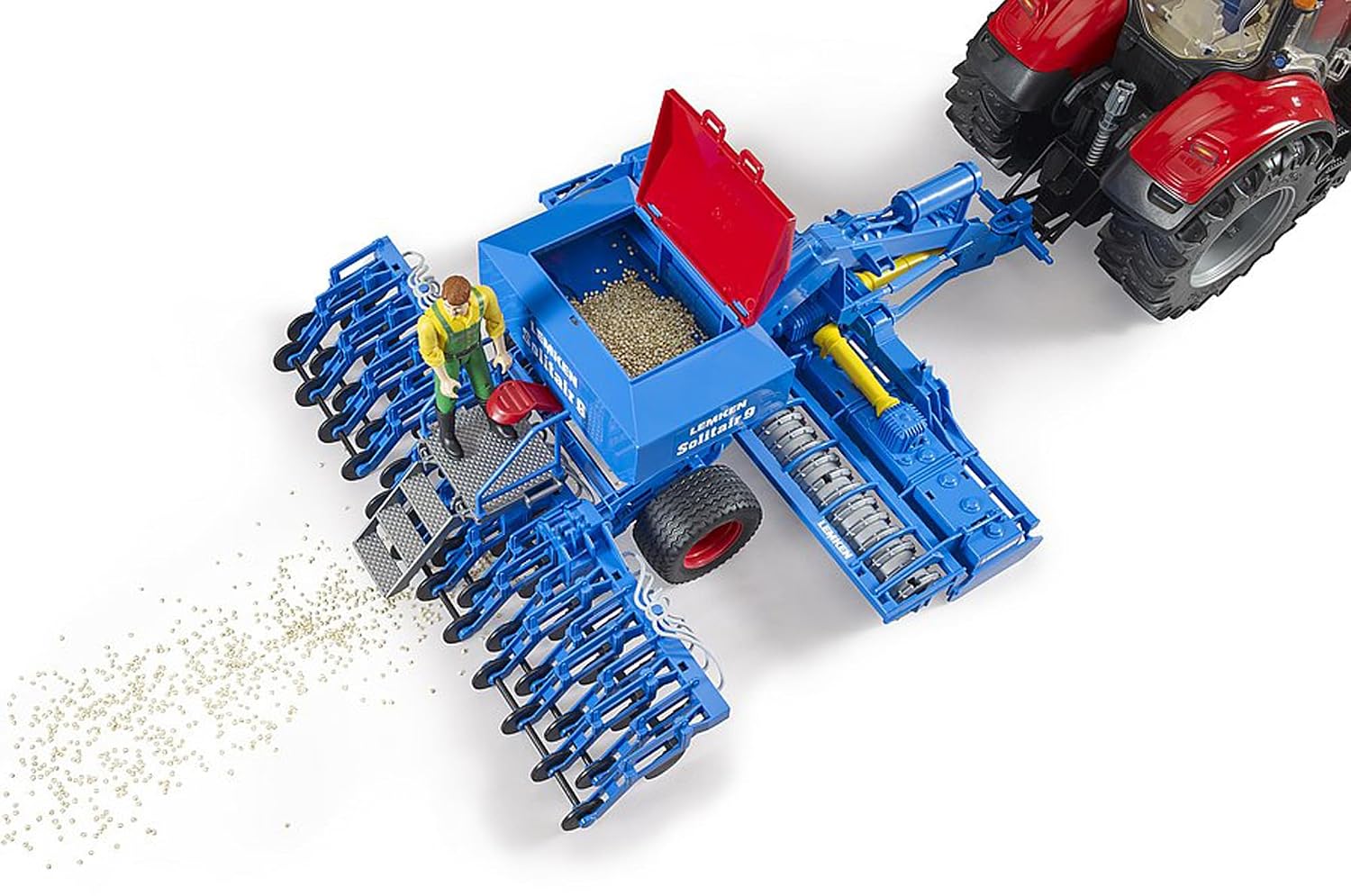 bruder 02026 - Lemken Solitair 9, remorque, ferme, agriculture, accessoires pour tracteurs – Image 4